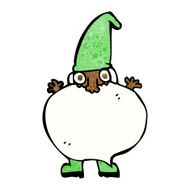 cartoon tiny santa N13