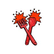 cartoon cutlery N7