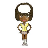 cartoon woman thinking N30