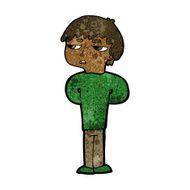 cartoon antisocial boy N7