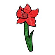 cartoon flower N319