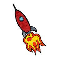 Cartoon Spaceship N37