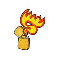 cartoon metal lighter N7