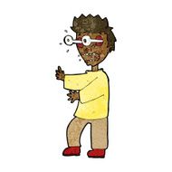 cartoon terrified boy N7