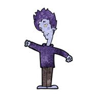 cartoon vampire man N77