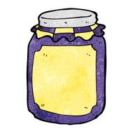 cartoon jar of jam N7