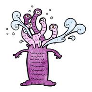 Cartoon monster N96