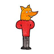 cartoon fox man N26