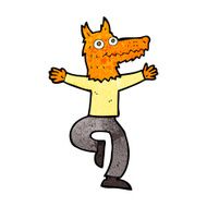 cartoon fox man N27