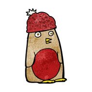 cartoon robin in hat N10