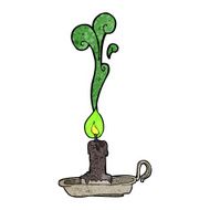 cartoon spooky candlestick N5
