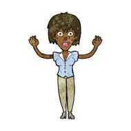 cartoon woman stressing out N15