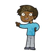 Cartoon Man Pointing N149