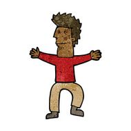 cartoon stressed out man N18