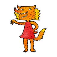 cartoon fox girl N3