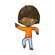 Cartoon Man Pointing N151