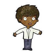 cartoon happy boy N172
