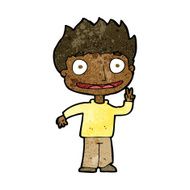 cartoon happy boy N173