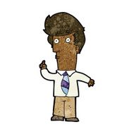 cartoon man with question N16