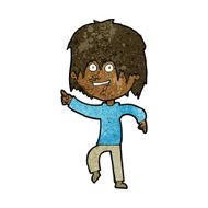 cartoon happy boy N174