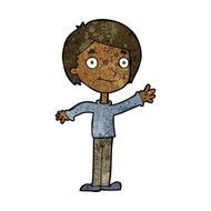 cartoon happy boy N176