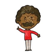 cartoon man with idea N121