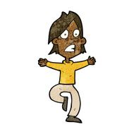 cartoon panicking man N15