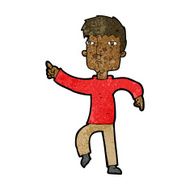 cartoon dancing man N43