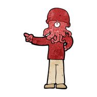 cartoon alien monster man N13