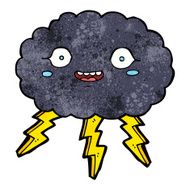 happy cartoon rain cloud N3