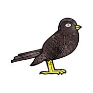 cartoon garden bird N26