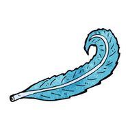 Cartoon Feather N39