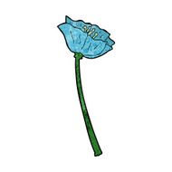 cartoon flower N320