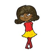 cartoon clever girl N7