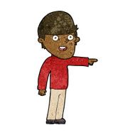cartoon pointing man N78