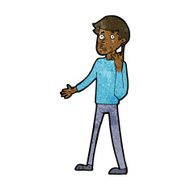 Cartoon Man Asking Question N67