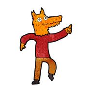 cartoon fox man N29