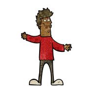 cartoon happy man N338