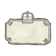 cartoon old frame banner N7