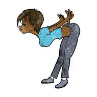 cartoon sexy woman N11