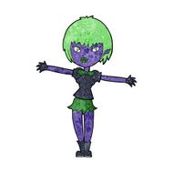 Cartoon Vampire Girl N164
