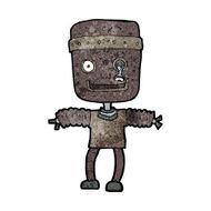 Cartoon Robot N218
