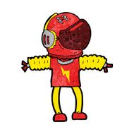Cartoon Astronaut N101