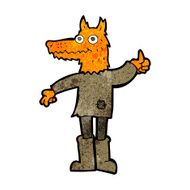 cartoon fox man N30