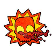 cartoon halloween skull symbol N3