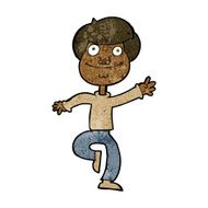 cartoon dancing man N44
