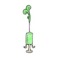 cartoon old needle N7