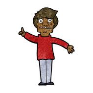 Cartoon Man Asking Question N68