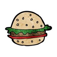 Cartoon Hamburger N11