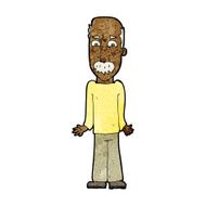 cartoon dad shrugging shoulders N7